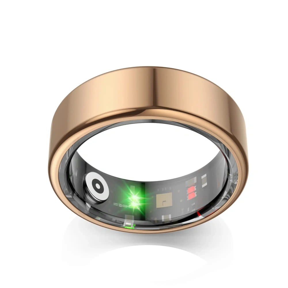 Mayissi Smart Ring with Sleep Monitoring-No Subscription-15-Days-Battery-Standby-time-Activity-Health Management--Waterproof-iOS & Android- RoseGold