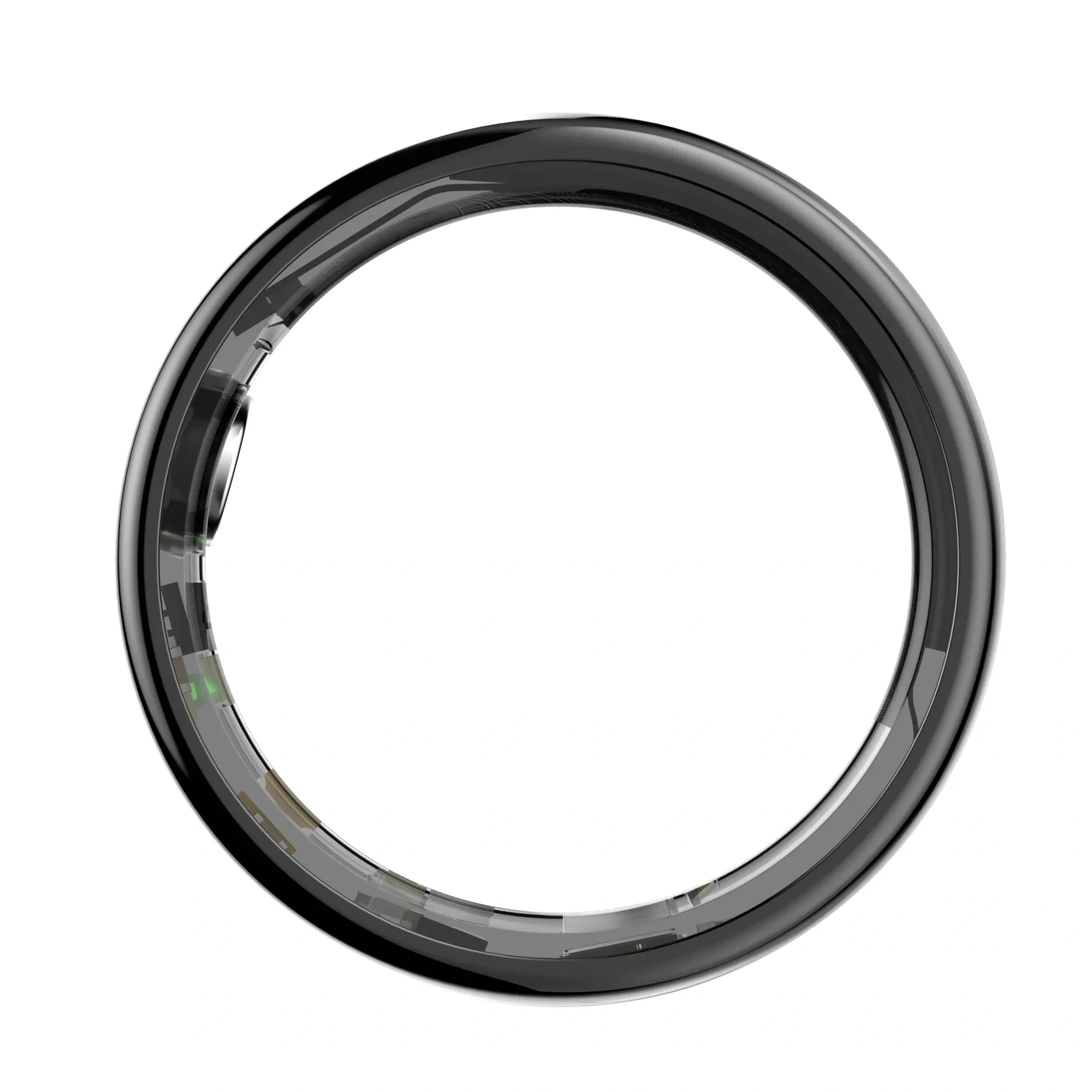 Mayissi Smart Ring with Sleep Monitoring-No-Subscription-15-Days-Battery-Standby-time-Activity-Health Management--Waterproof-iOS & Android- Tarnish-Black
