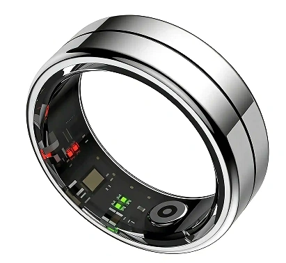 Mayissi Smart Ring-Sleep-Activity-Stress-SpO2-HR-Tracking-Gesture remote control-Waterproof- No Subscription-15-Days-Battery-Standby-time-iOS & Android-XZR04Silver