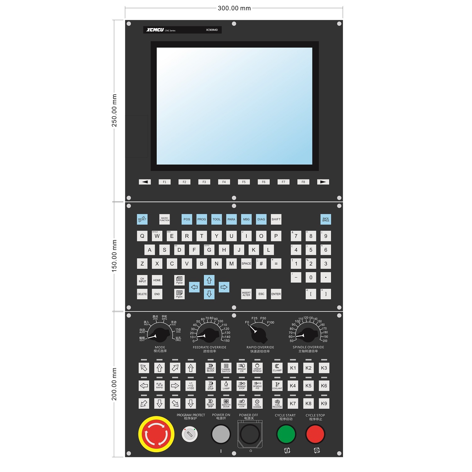 XC909MD Multi-channel EtherCAT Bus CNC System