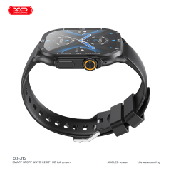 J12 AMOLED Screen Smart Watch