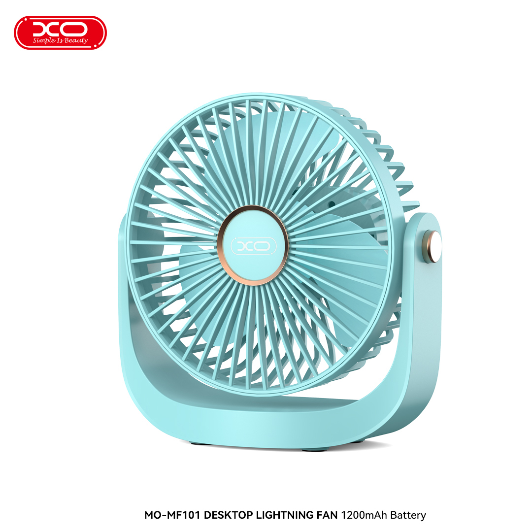 MF101 Desktop Lighting Fan Adjustable 180 degrees 1200mAh