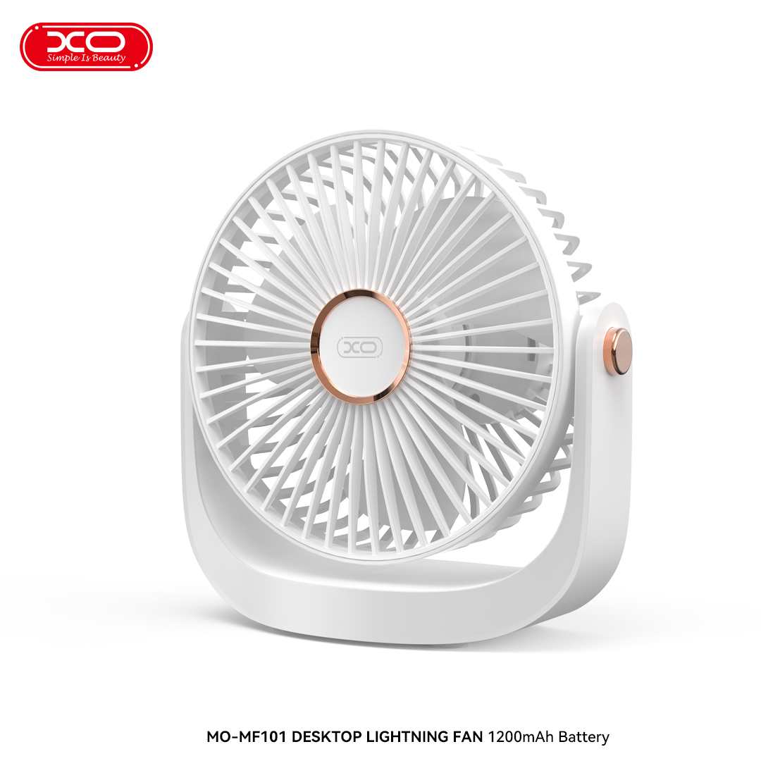 MF101 Desktop Lighting Fan Adjustable 180 degrees 1200mAh