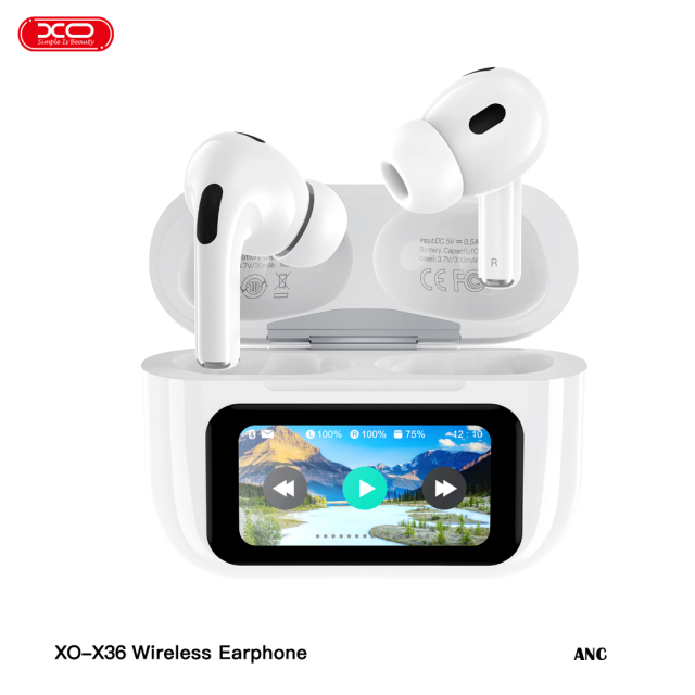 X36 Pro Smart Screen ANC TWS Bluetooth Headset