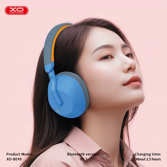 BE49 Qiyue ANC Noise Canceling Folding Headband Bluetooth Headset