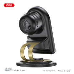 F69 Bluetooth Speaker Stand with Wireless Charging Sensor