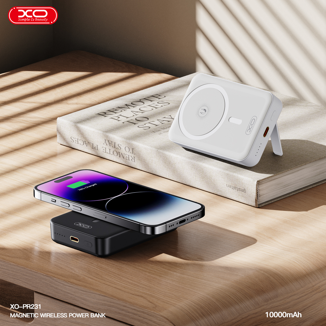 PR231 magnetic 15W wireless power bank