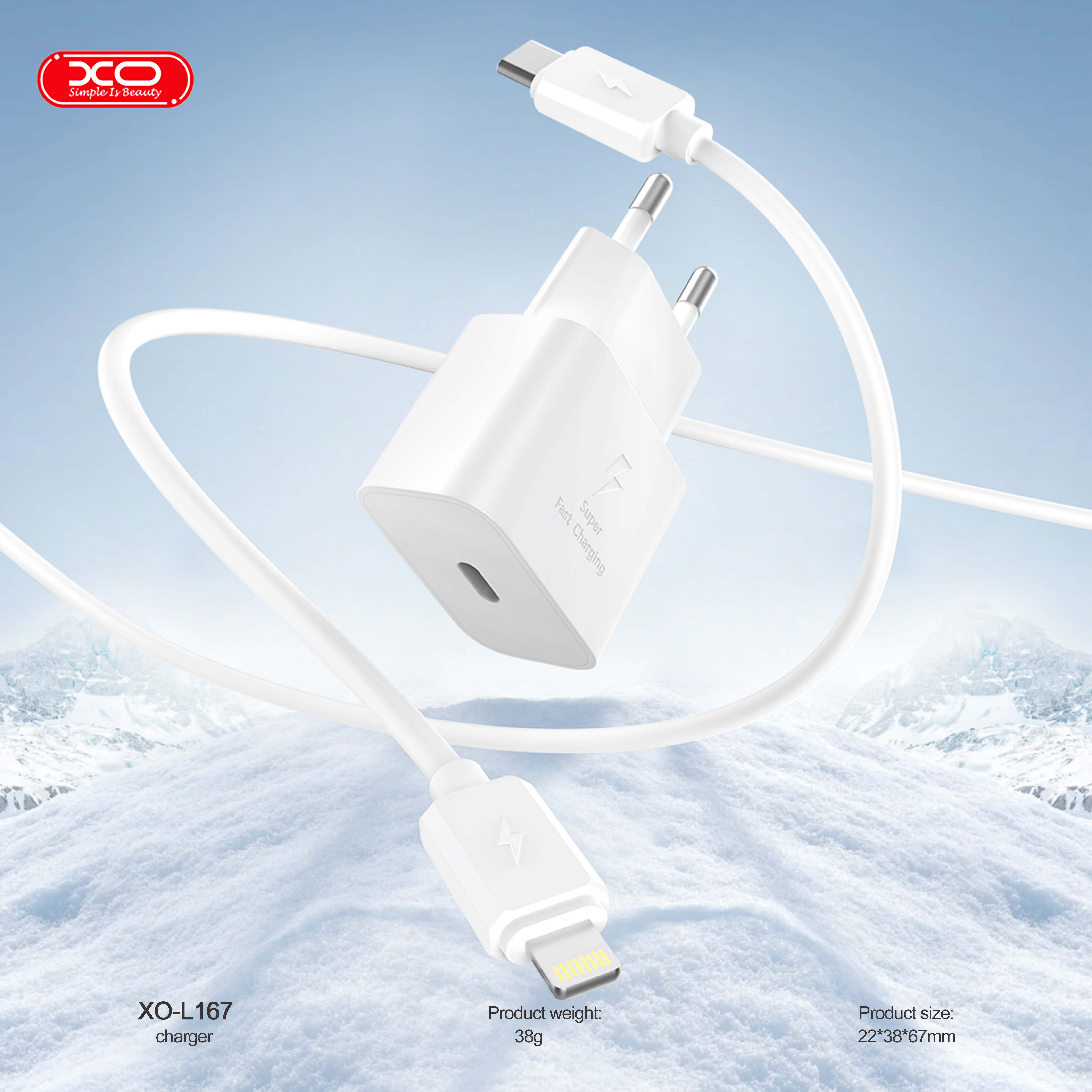 L167(EU)25W charger suit