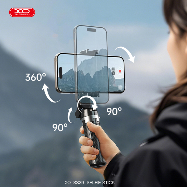 SS29 Collet Model 4-in-1 Multifunction Mini Bluetooth Selfie Stick/Desktop Selfie Holder/Photo Booster/Mobile Phone Holder