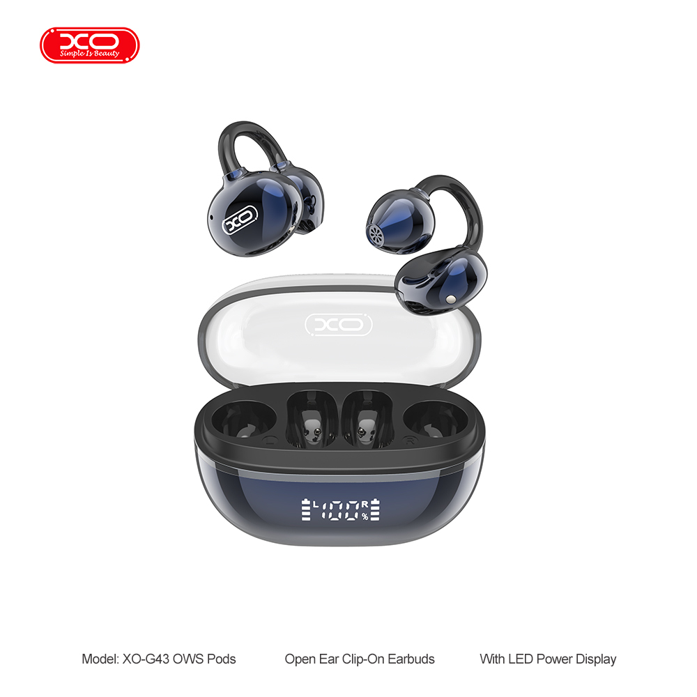 G43 Transparent Electroplated OWS Earbuds
