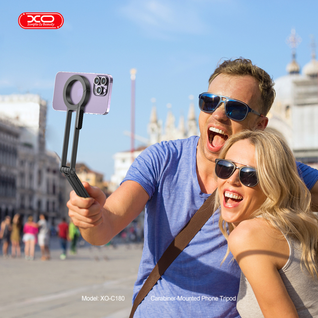 C180 Portable Tripod with Magnetic Assisted Shooting Photo Stand