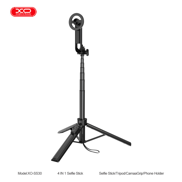 SS30 Magnetic Bluetooth Selfie Stick with Tripod Stand, 123 cm