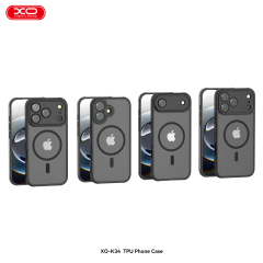 K34 iPhone17 6.3" / Air 6.6"/  Pro 6.3" /  Pro Max 6.9" TPU+PC Phone Case Built-in Magnet