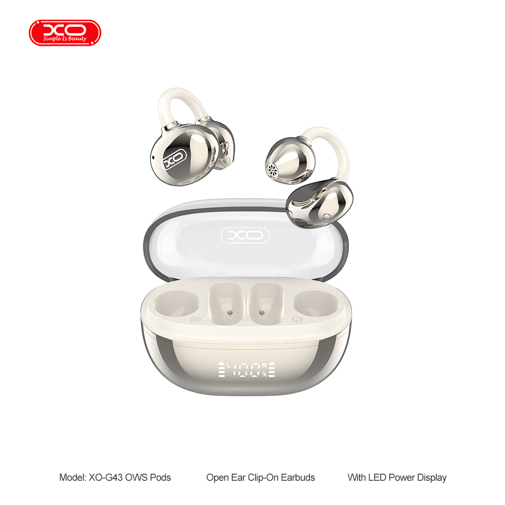 G43 Transparent Electroplated OWS Earbuds