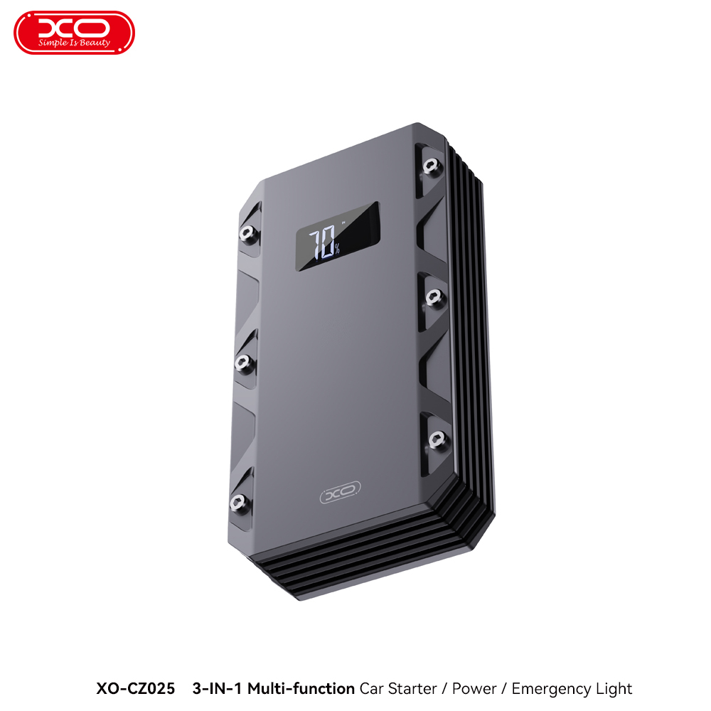 CZ025 Car Starter/Mobile Power Supply/Emergency Light 10000mAh 3-in-1 (Normal Clip)