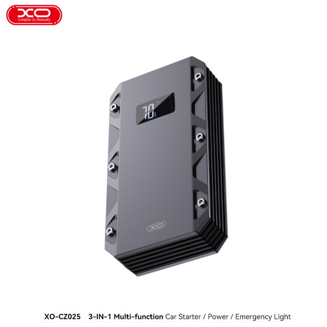 CZ025 Car Starter/Mobile Power Supply/Emergency Light 10000mAh 3-in-1 (Normal Clip)