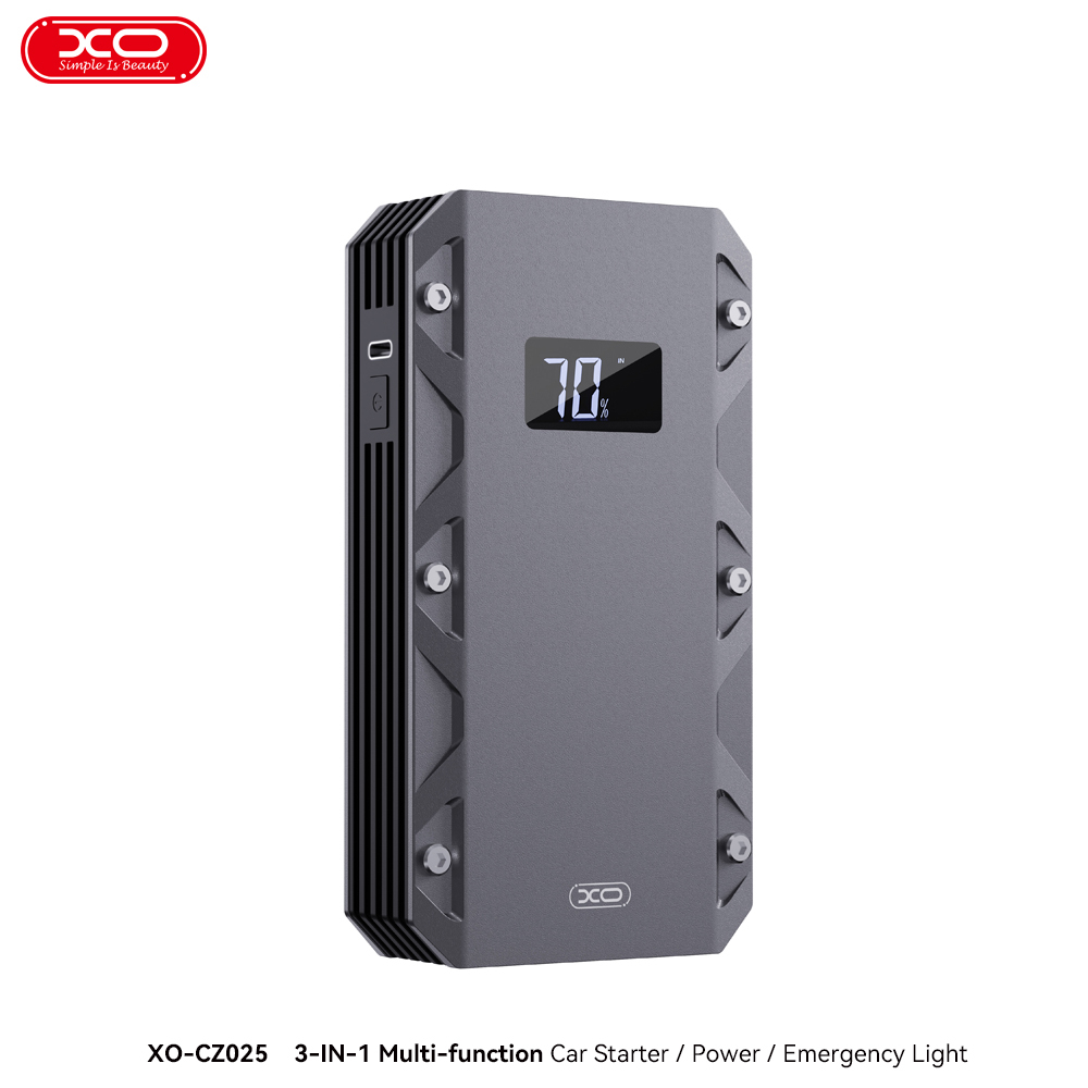 CZ025 Car Starter/Mobile Power Supply/Emergency Light 10000mAh 3-in-1 (Normal Clip)