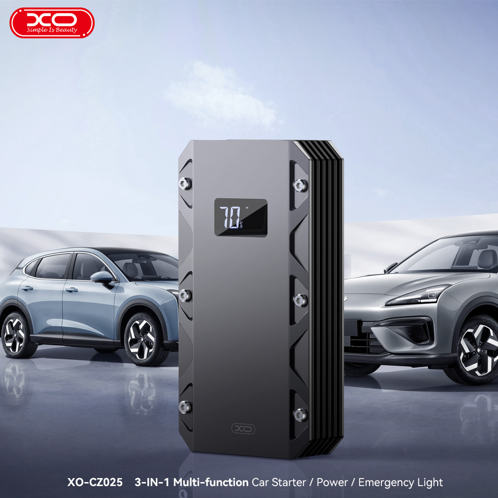 CZ025 Car Starter/Mobile Power Supply/Emergency Light 10000mAh 3-in-1 (Normal Clip)