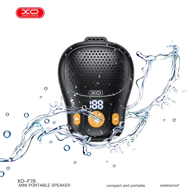 F78 Clip-On Wearable Waterproof Wireless Speaker