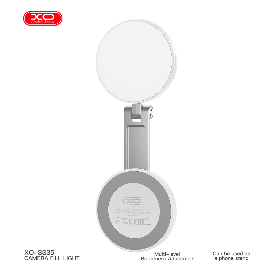 SS35 Multi-Function Magnetic Folding Mobile Phone Light (Can Also Serve as a Stand)