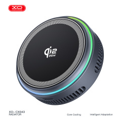 CX043 Smart Semiconductor Cooling Qi 2.2 25W Multi-Colour LED Desktop Wireless Charger