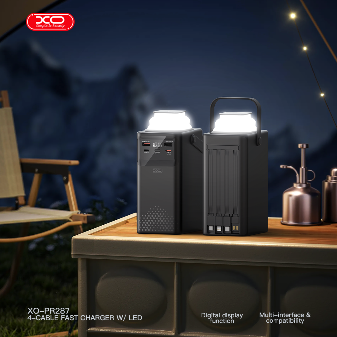 PR287 PD20W+QC22.5W  Fast Charging Mobile Power 80000mAh