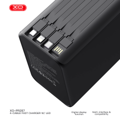 PR287 PD20W+QC22.5W  Fast Charging Mobile Power 80000mAh