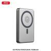 PR296-Metal-Magnetic-Fast-Charging-Power-Bank-(15W Wireless Charging / USB-C 22.5W)-10000mAh-Grey