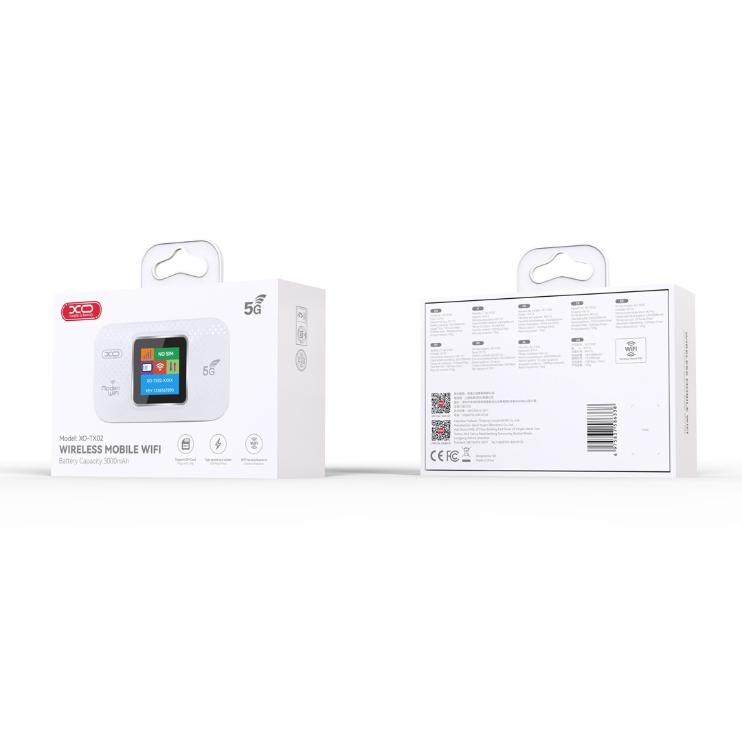 TX02 3000mAh Portable WIFI (European Band)