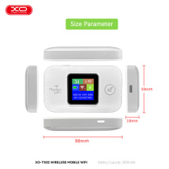 TX02 3000mAh Portable WIFI (European Band)