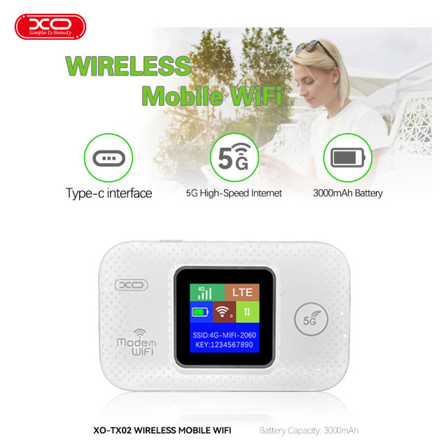 TX02 3000mAh Portable WIFI (European Band)