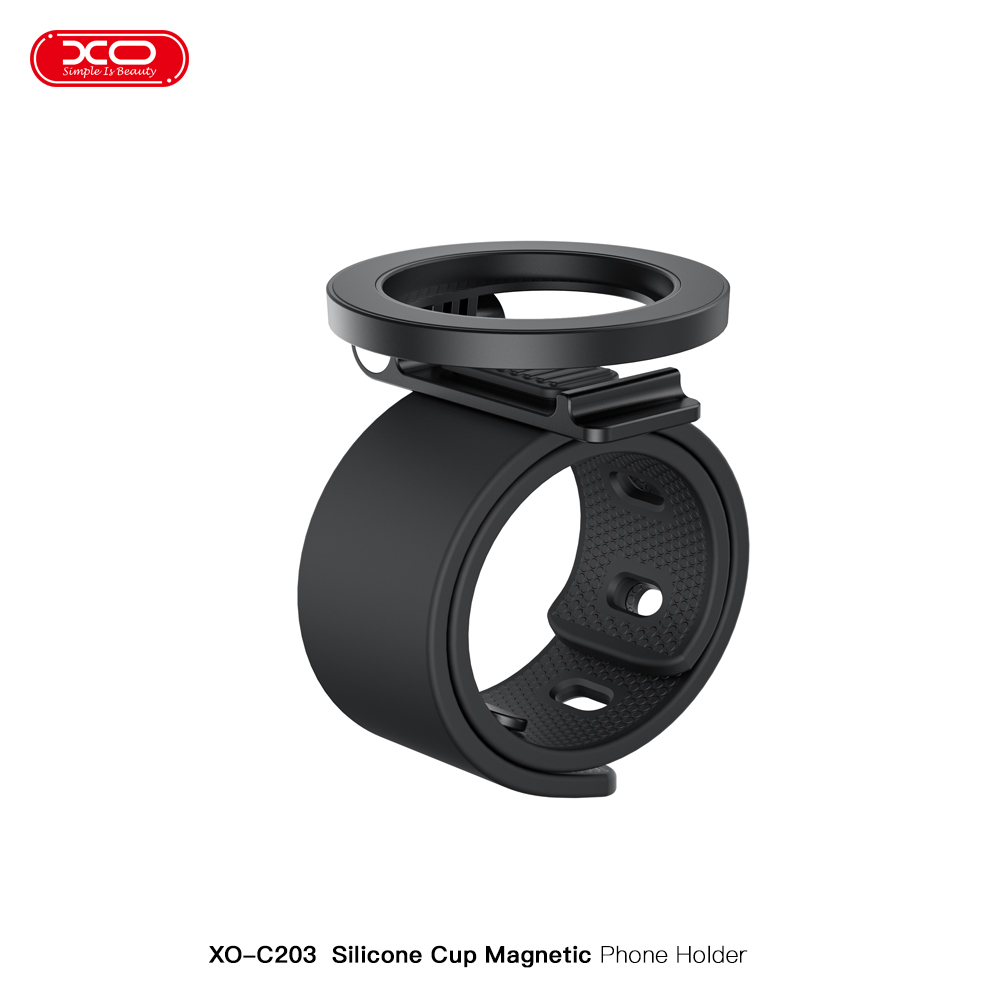 C203 Silicone Cup-Shaped Silicone Band with MagSafe Phone Holder (Includes Magnetic Ring)