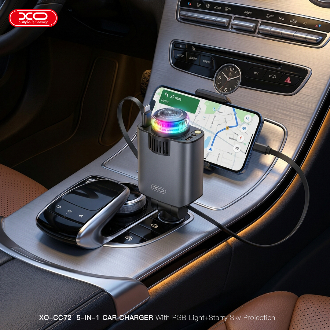 CC72 Aromatherapy Car Retractable Cord Starry Sky Canopy