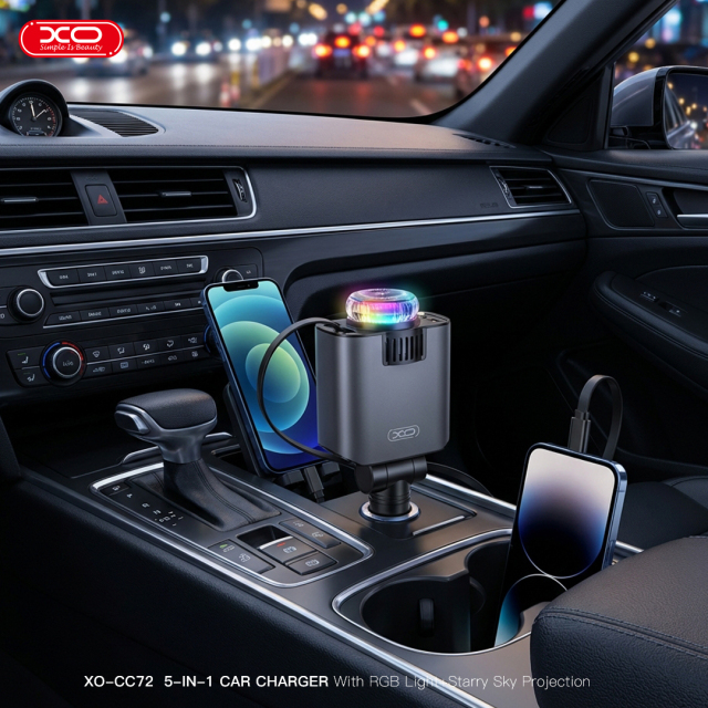 CC72 Aromatherapy Car Retractable Cord Starry Sky Canopy