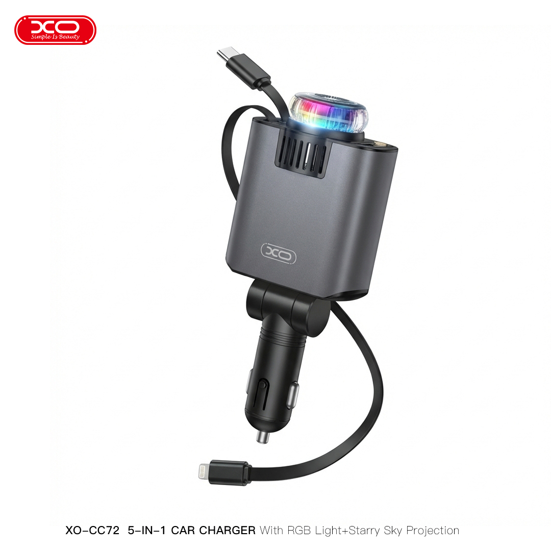 CC72 Aromatherapy Car Retractable Cord Starry Sky Canopy