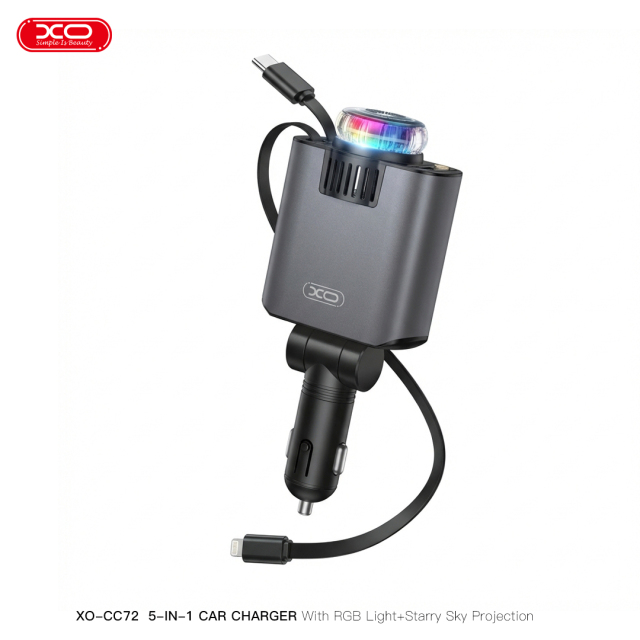 CC72 Aromatherapy Car Retractable Cord Starry Sky Canopy