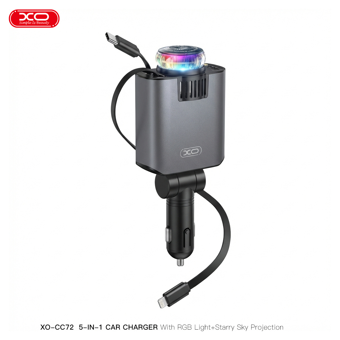 CC72 Aromatherapy Car Retractable Cord Starry Sky Canopy