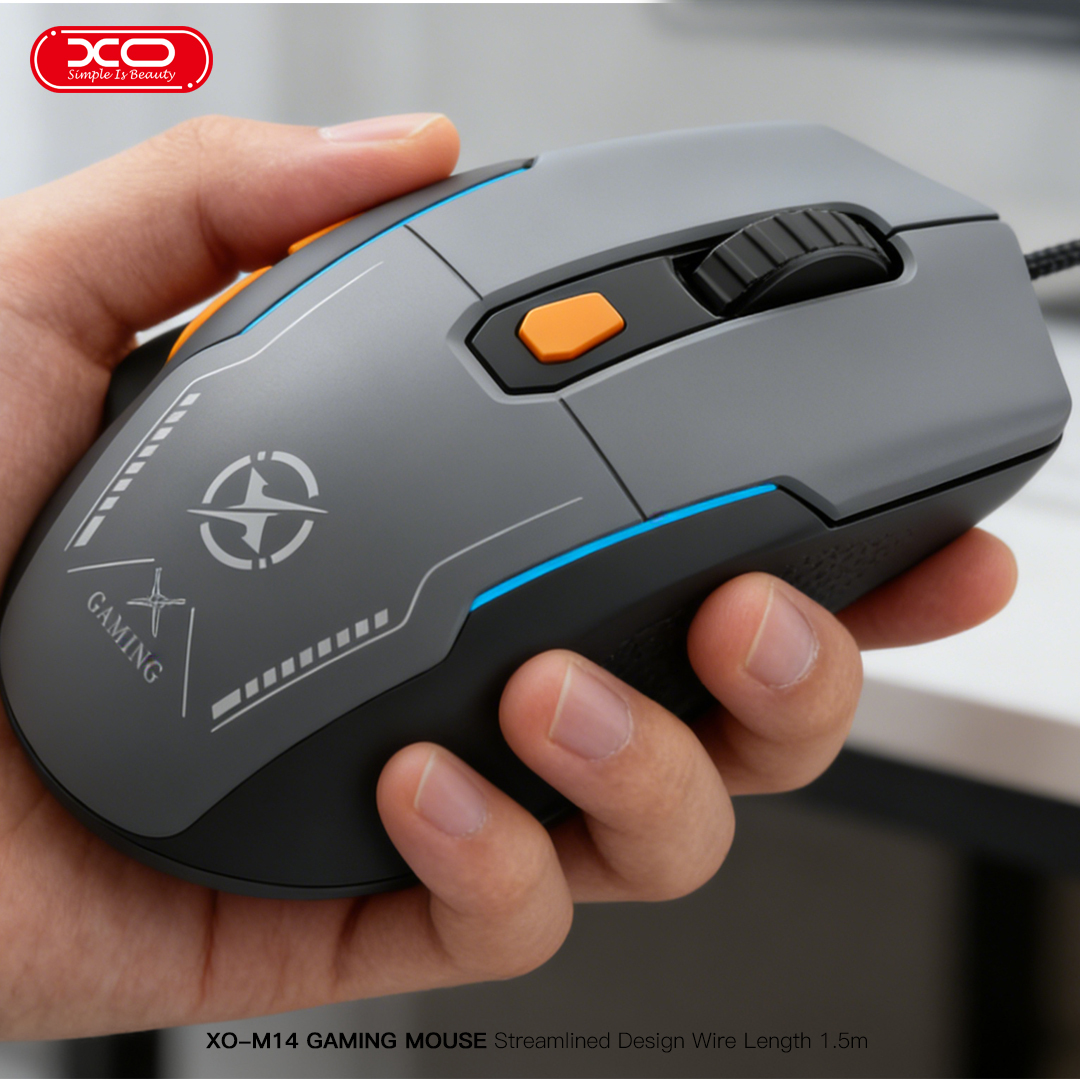 M14 Wired Six-Button Backlit Gaming Mouse