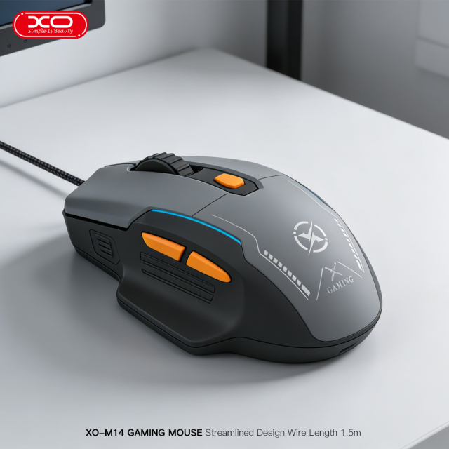 M14 Wired Six-Button Backlit Gaming Mouse
