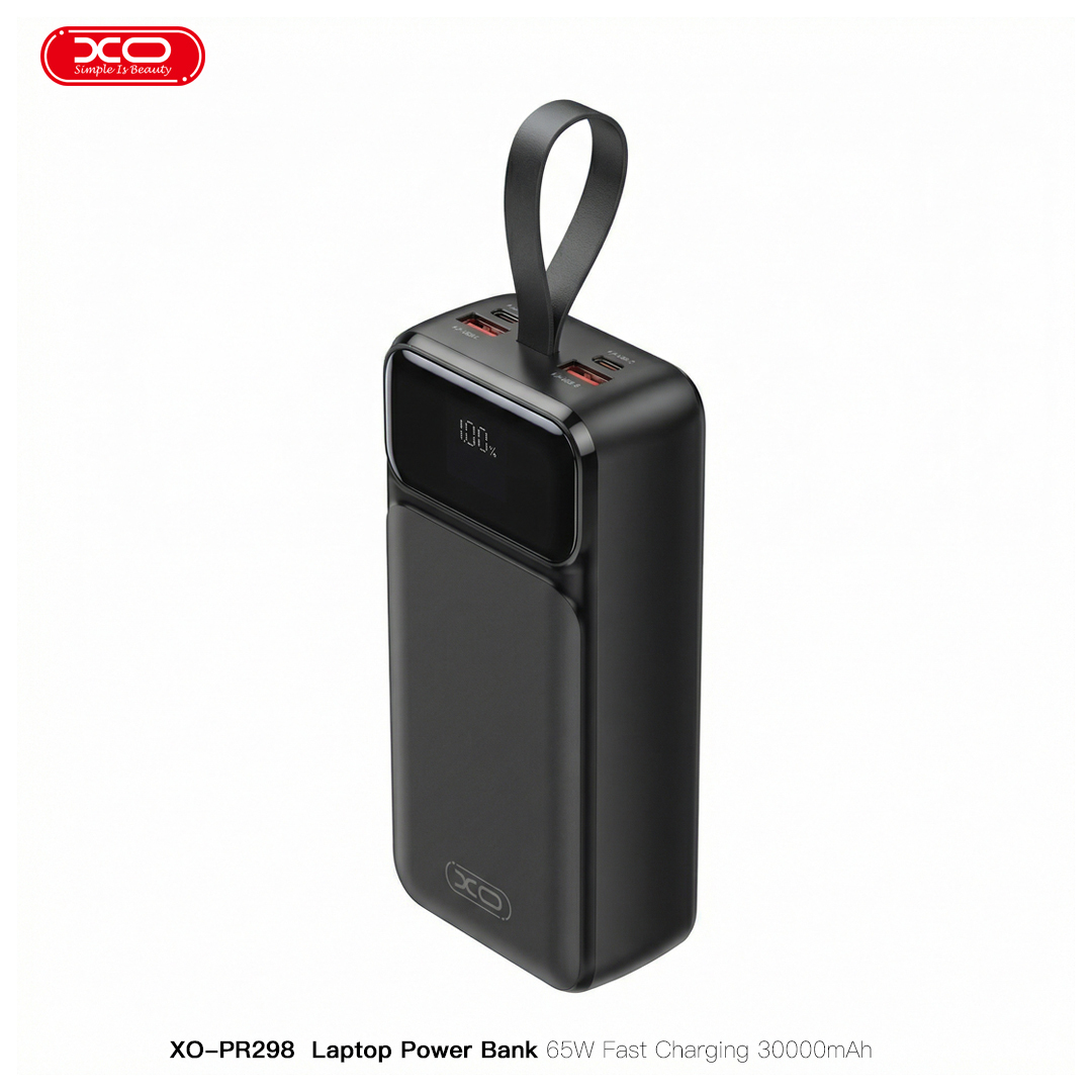 PR298 65W Fast Charging Digital Display Power Bank (USB-C Port / USB-A 22.5W) 30000mAh