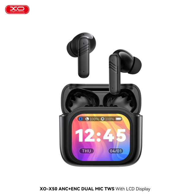 X50 ANC+ENC DUAL MIC TWS With Smart LCD Display