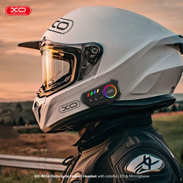 BE56 Colorful Helmet Headsets With Lighting LED