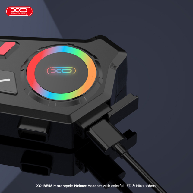 BE56 Colorful Helmet Headsets With Lighting LED