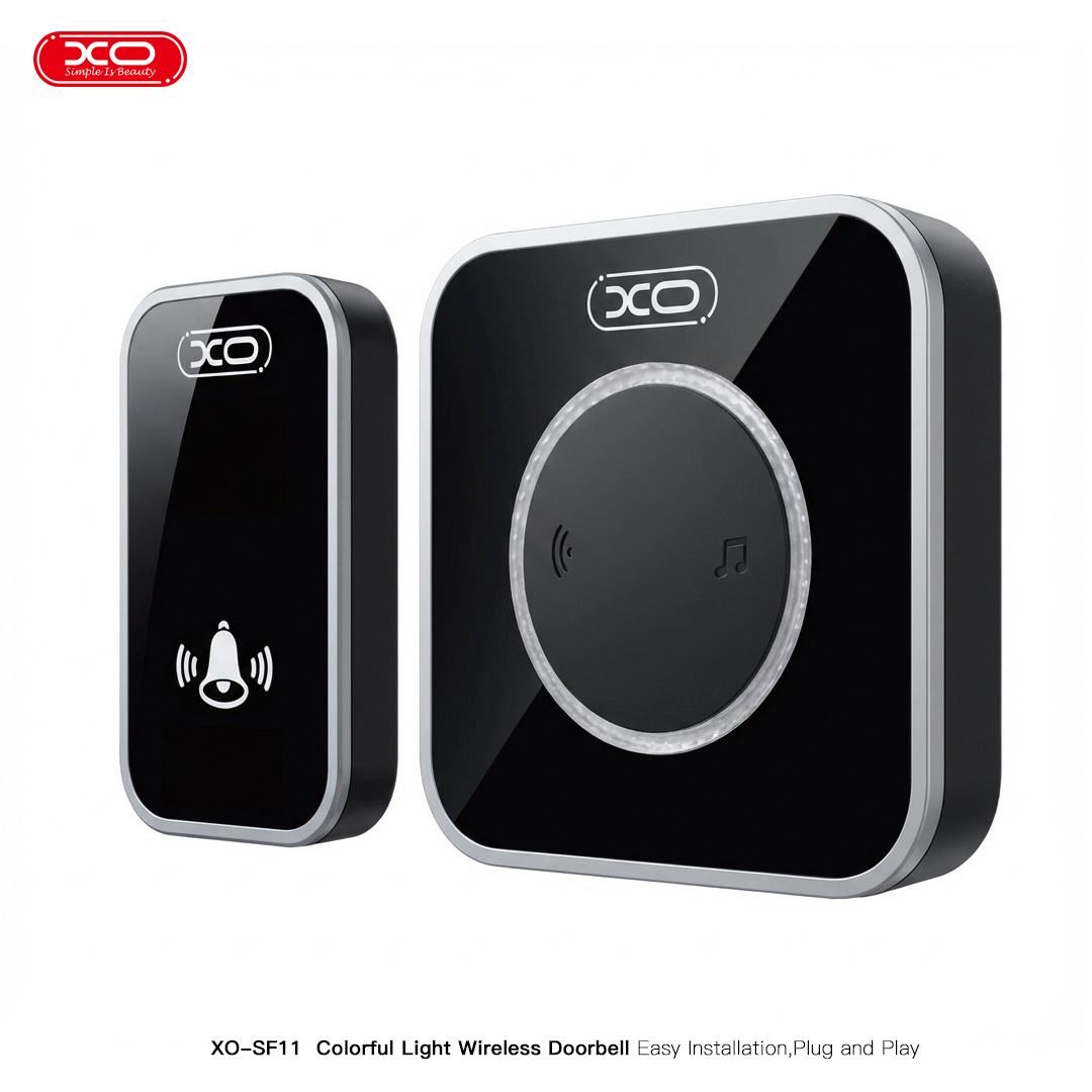 SF11 EU Standard Multicolour Flashing Wireless Doorbell   One-to-One System