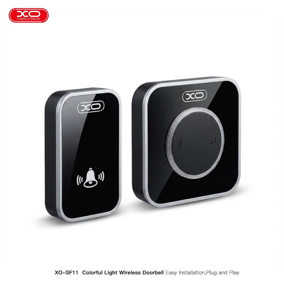 SF11 EU Standard Multicolour Flashing Wireless Doorbell   One-to-One System