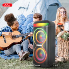 F70 AC+DC Dual 6.5 RGB Bluetooth Speaker 40W