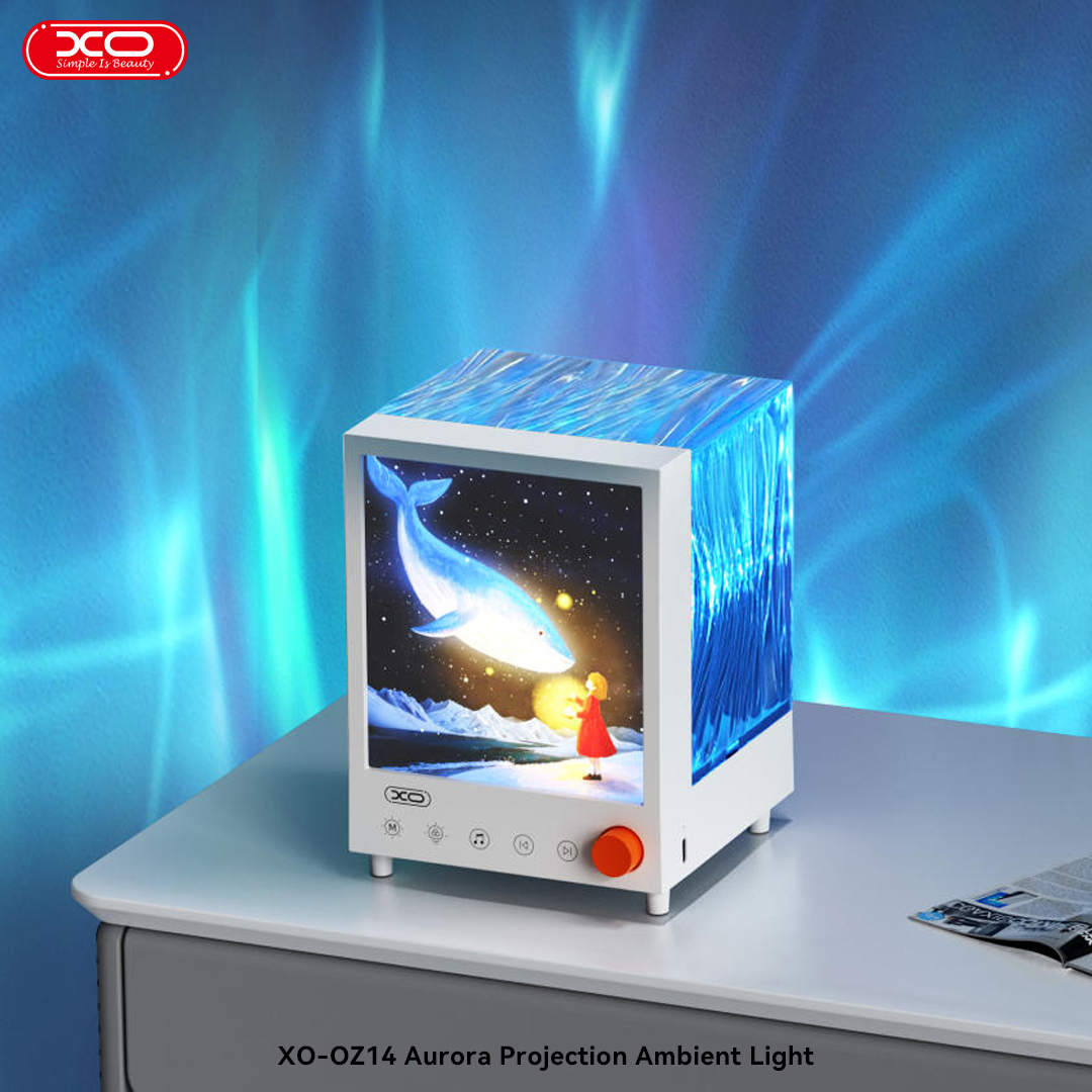 OZ14  Aurora Projection Ambient Light + Speaker 1200mAh