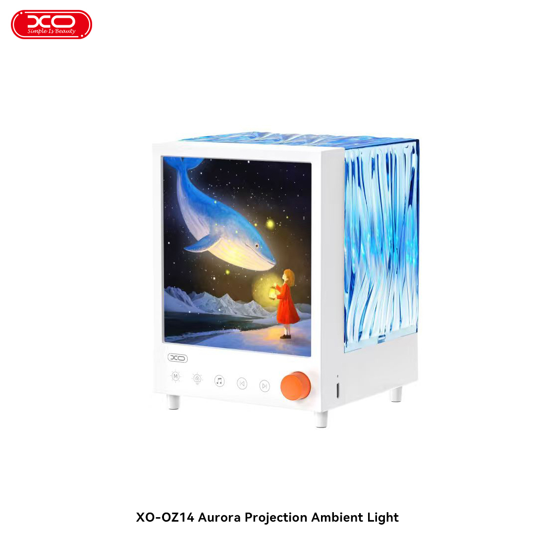 OZ14  Aurora Projection Ambient Light + Speaker 1200mAh