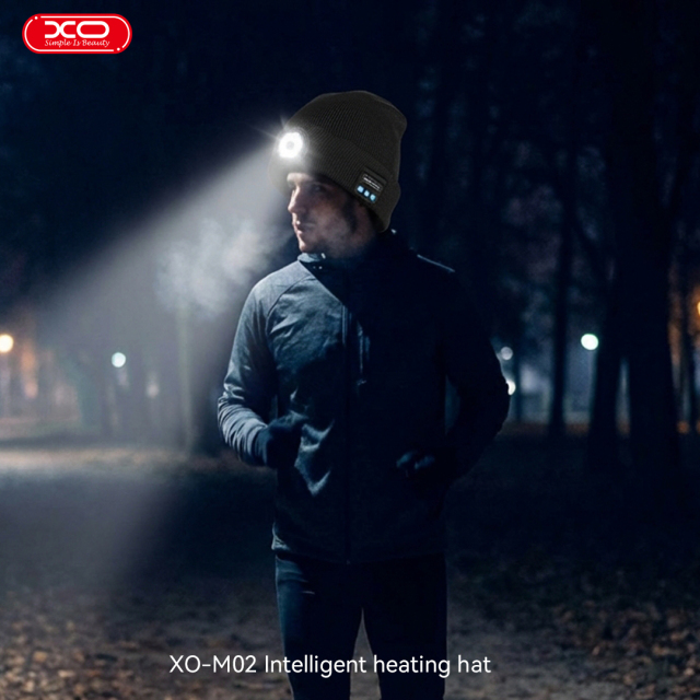 M02 Bluetooth Music Knitted Hat Removable and Washable With LED Lighting