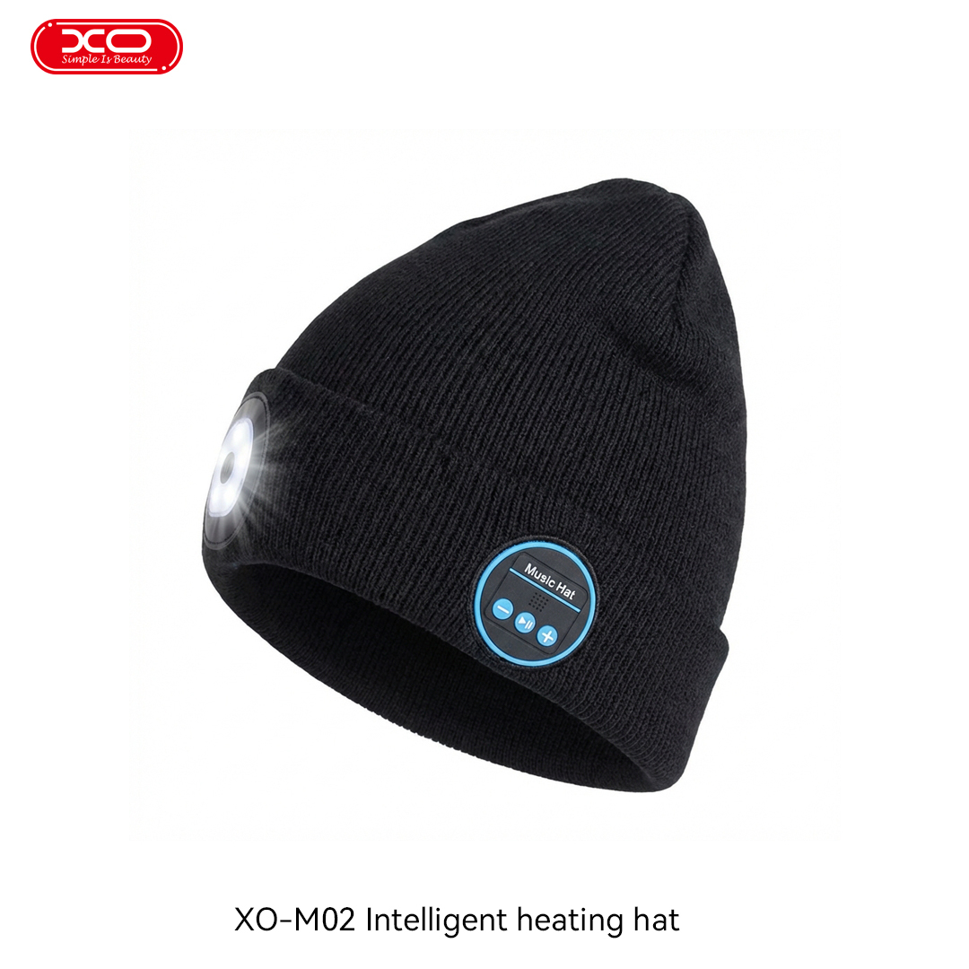 M02 Bluetooth Music Knitted Hat Removable and Washable With LED Lighting